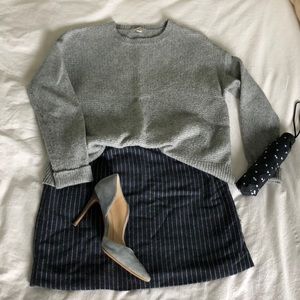 Gap Grey Box Knit Sweater